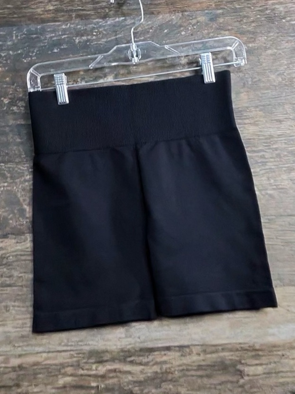 ZYIA Black High-Rise Bike Shorts